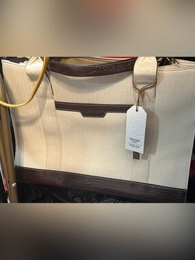 Missnine Canvas Laptop Tote Bag